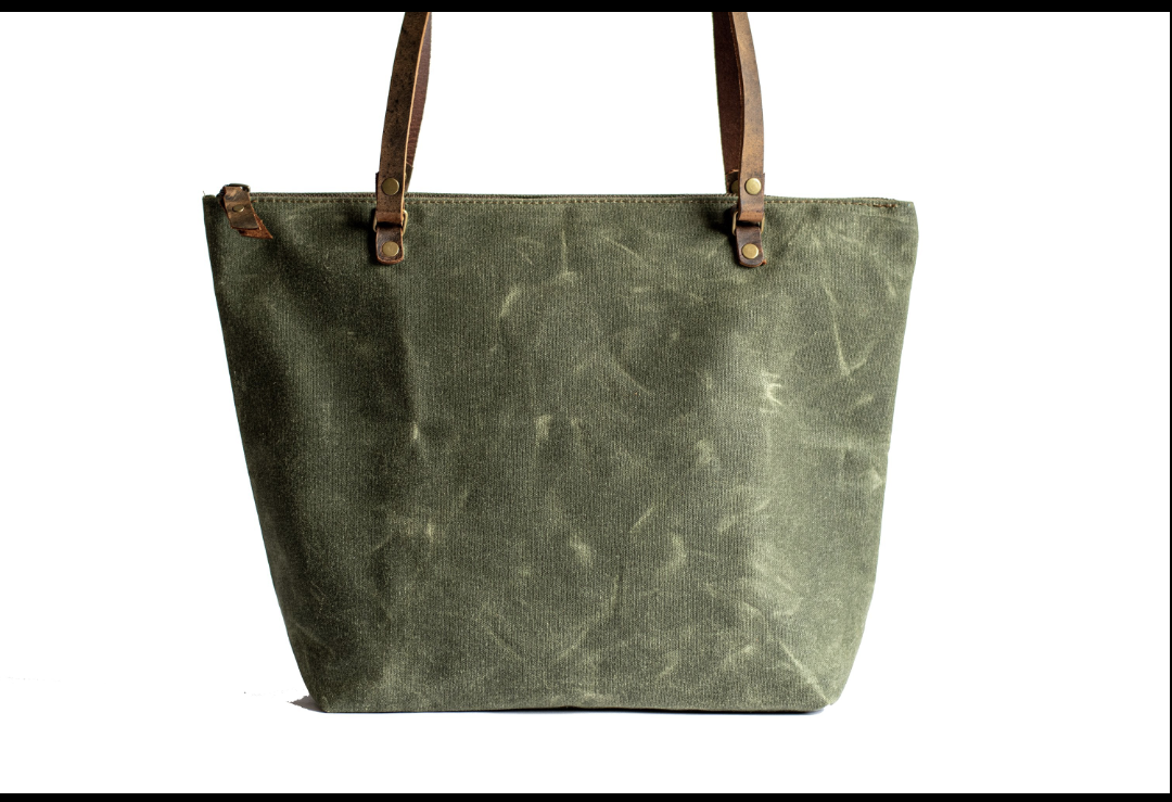 In Blue Handmade - Wholesale Draagtas - Dames - Grote handgemaakte rugzak van gewassen canvas | The Minimalist8