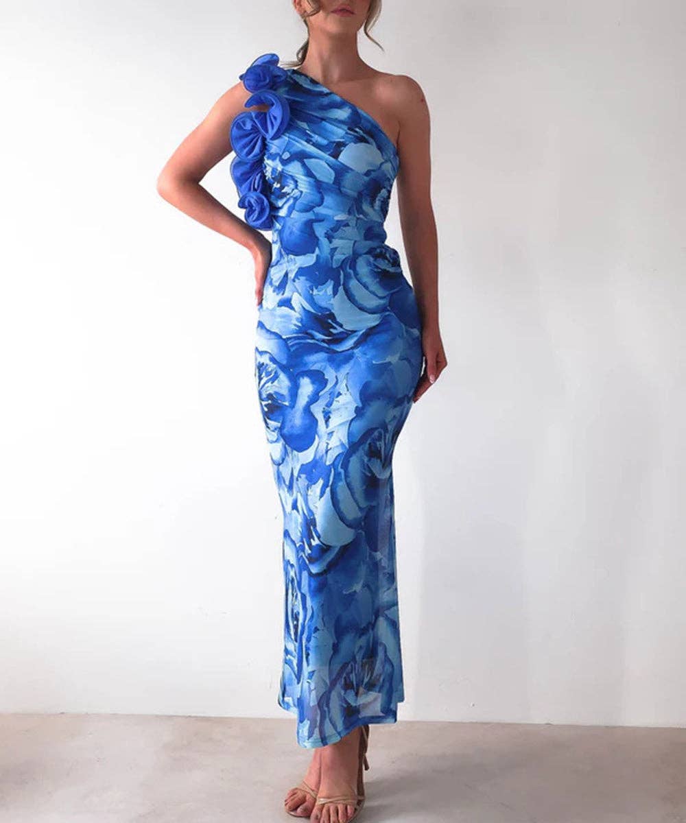 Aria Romance - Vente Robe de soirée – femme - Robe moulante à appliques florales12