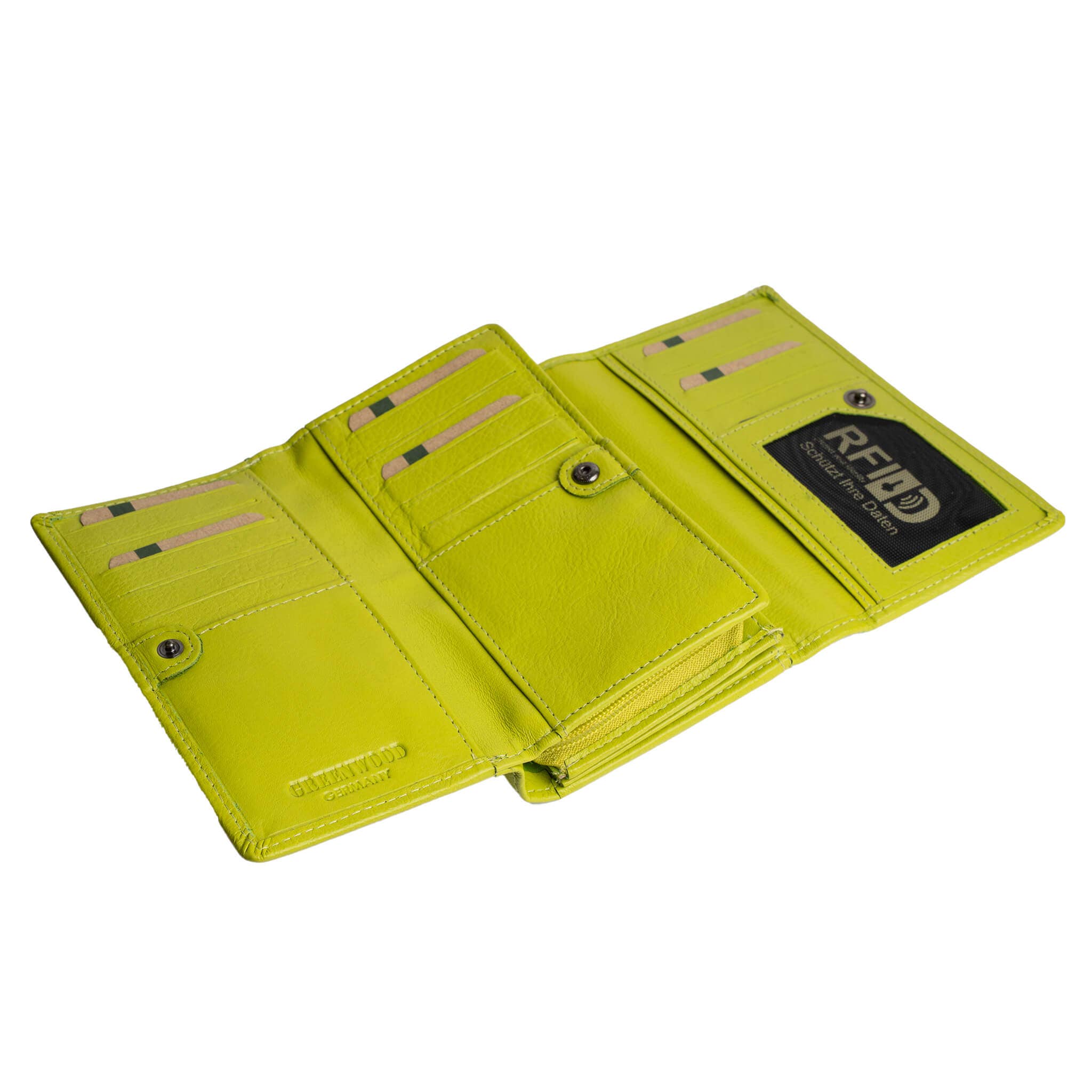 Greenwood - Wholesale Wallet - Women's - Yuki Large Wallet Women Leather Red RFID Protection23