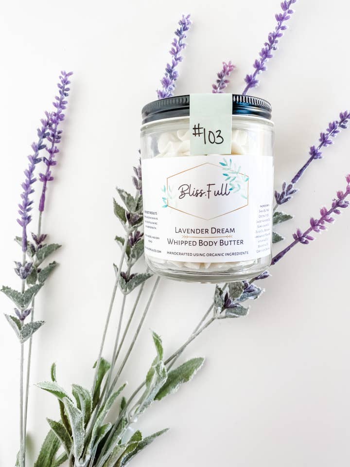 Lavender Dream Whipped Body Butter for wholesale by Bliss•Full