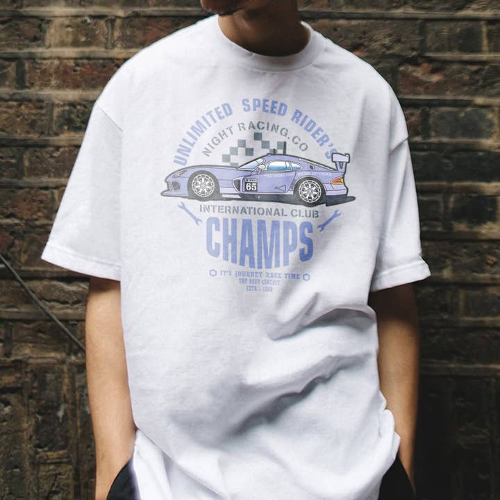 Racing Cars Unlimited Speed Riders T-Shirt for wholesale by Emogifts