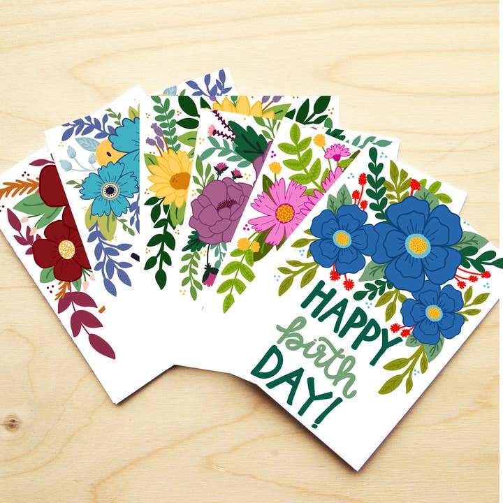 Floral Card Stash Box for wholesale by KTF Design Co.