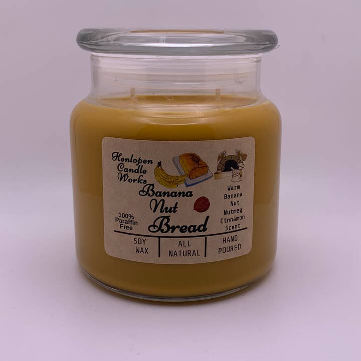 Bananennotenbrood groot voor wholesale door Henlopen Candle Works