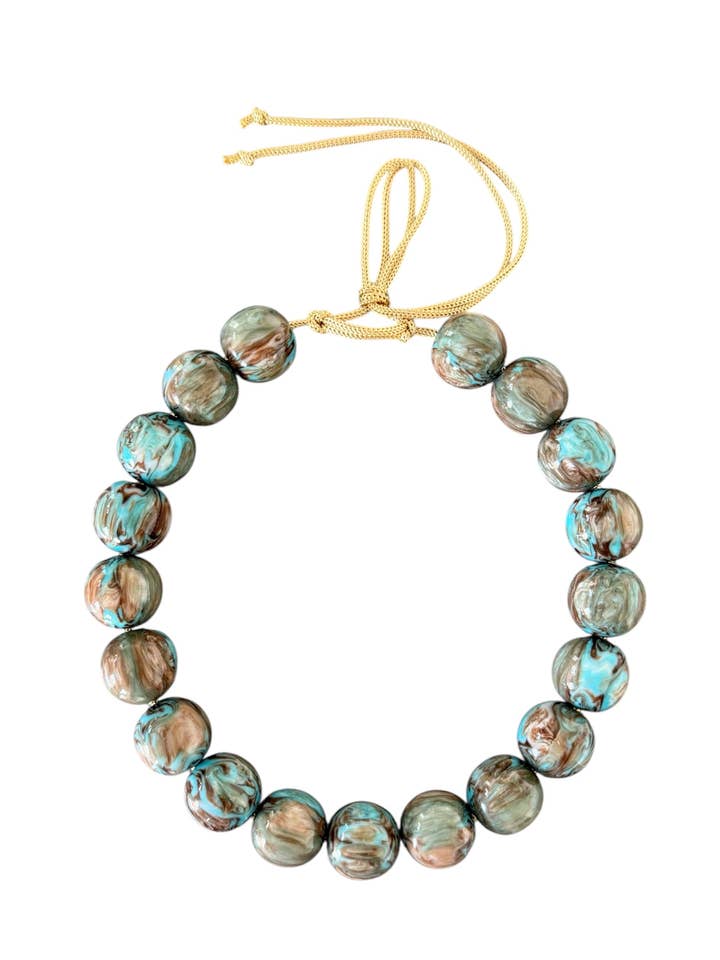 Collana con Perline Voluminose - Valley per la vendita all'ingrosso da parte di KMs GEMs