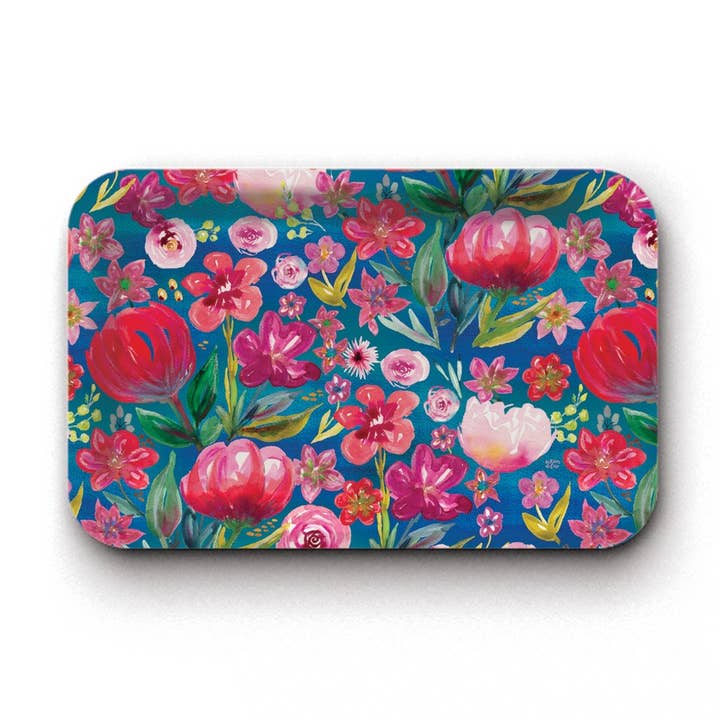 Bandeja rectangular Kraft (28 x 18 cm) - Floral folk para venta al por mayor de Hirondelle & Cie
