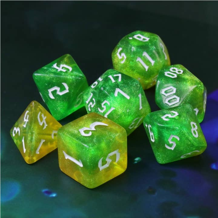 Foam Brain Games - Wholesale Dice - Fairy Tinker RPG Dice Set