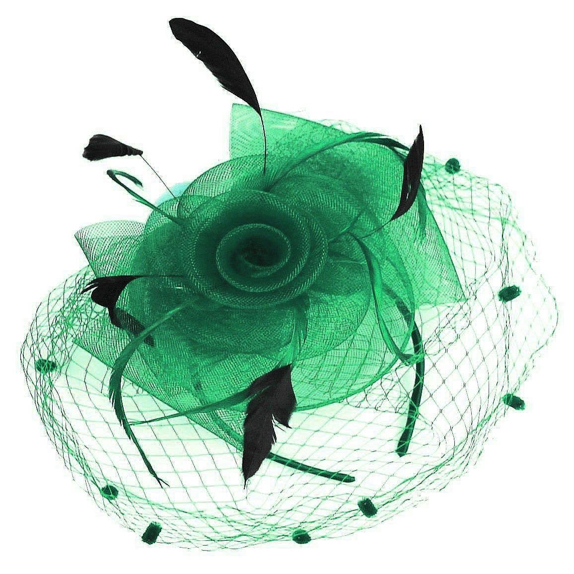 Diacly - Wholesale Fascinator Hat - Women's - Flower Mesh Flapper Fascinator s117