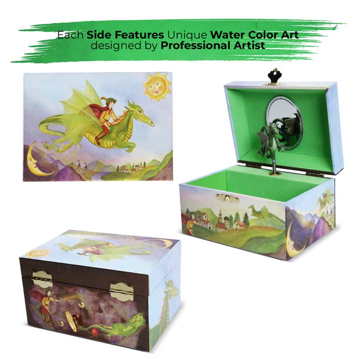 Enchantmints - Wholesale Music Box - Kids & Baby - Playful Dragon Music Box2