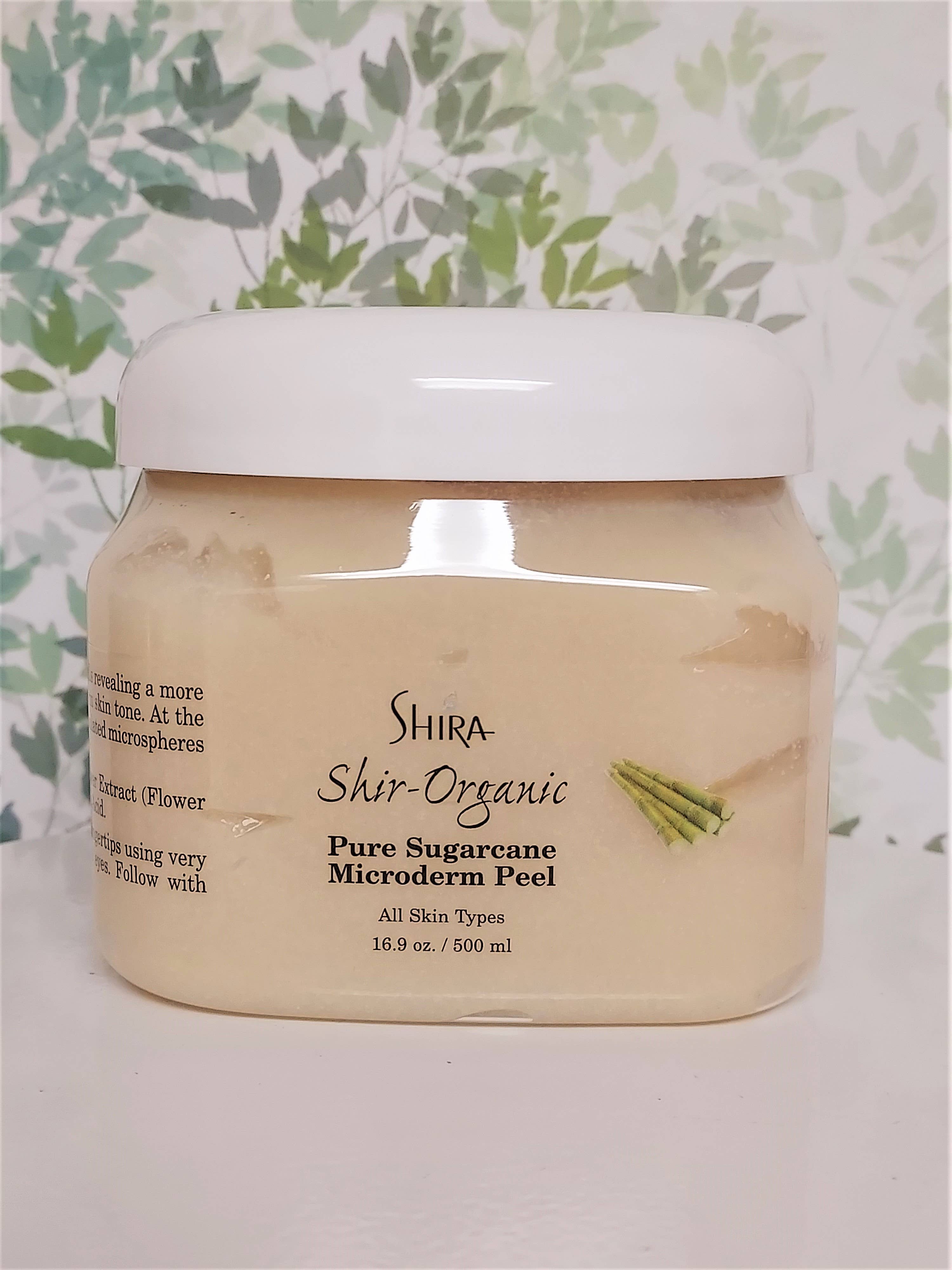 Shira Esthetics - Vente Masque exfoliant pour le visage - Shir-Bio Canne à sucre Microderm Peel (500 ml.)2