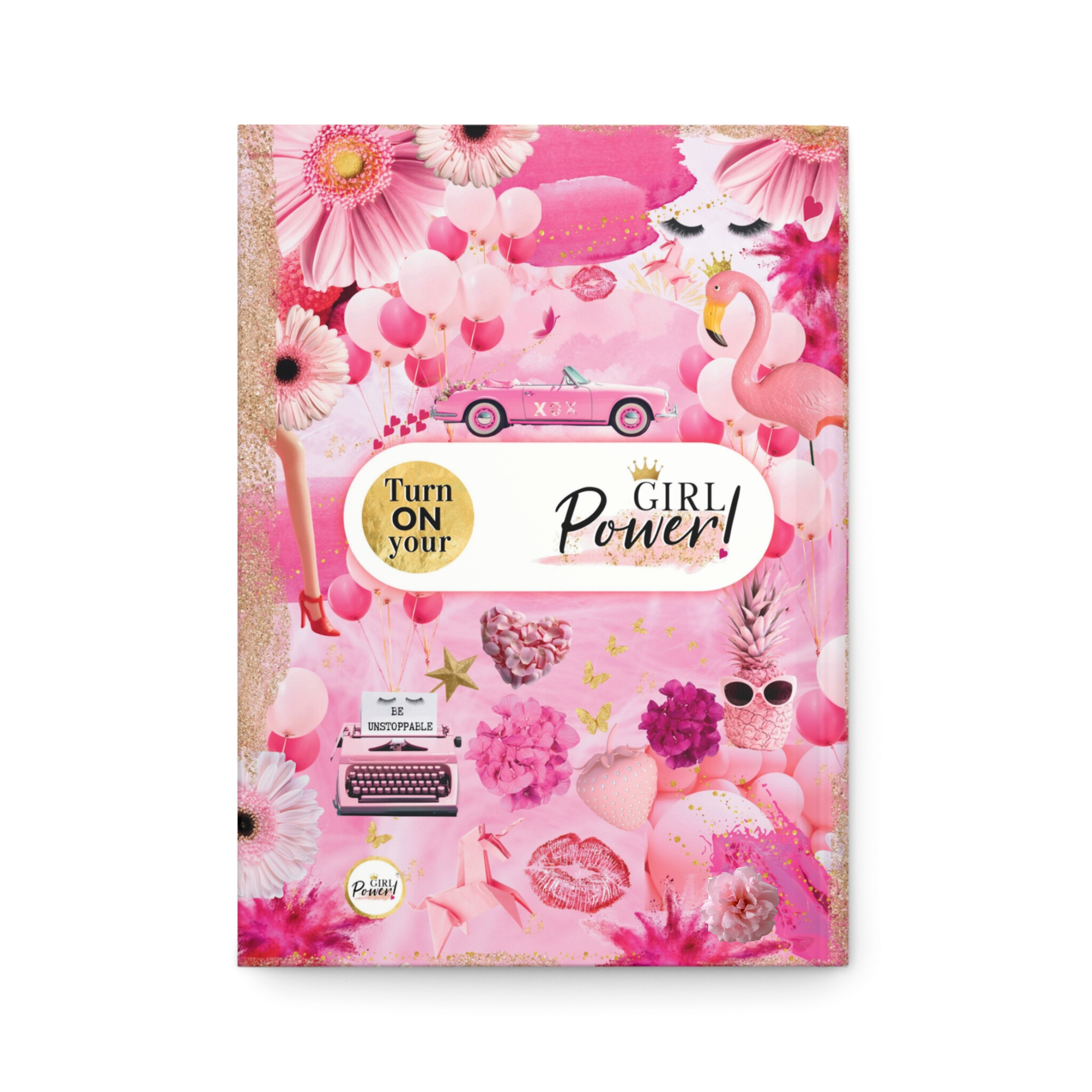 Girl Power 24/7 – Großhandel Tagebuch – Schalte Dein Girl Power Hardcover-Journal ein - Hot Pink7