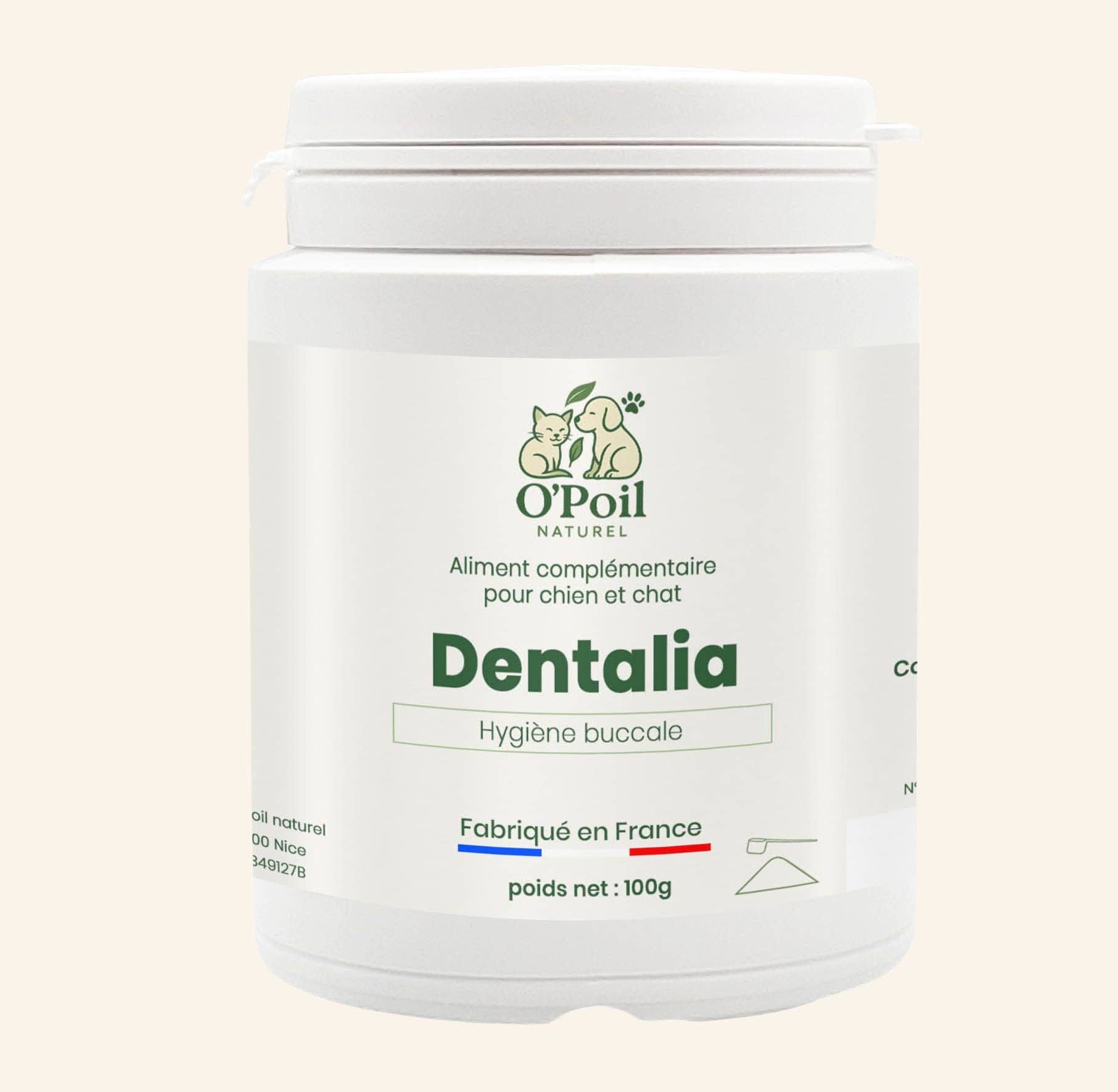 O'Poil Naturel – Suplemento de animal de estimação - Gato e cão por atacado – Dentalia1