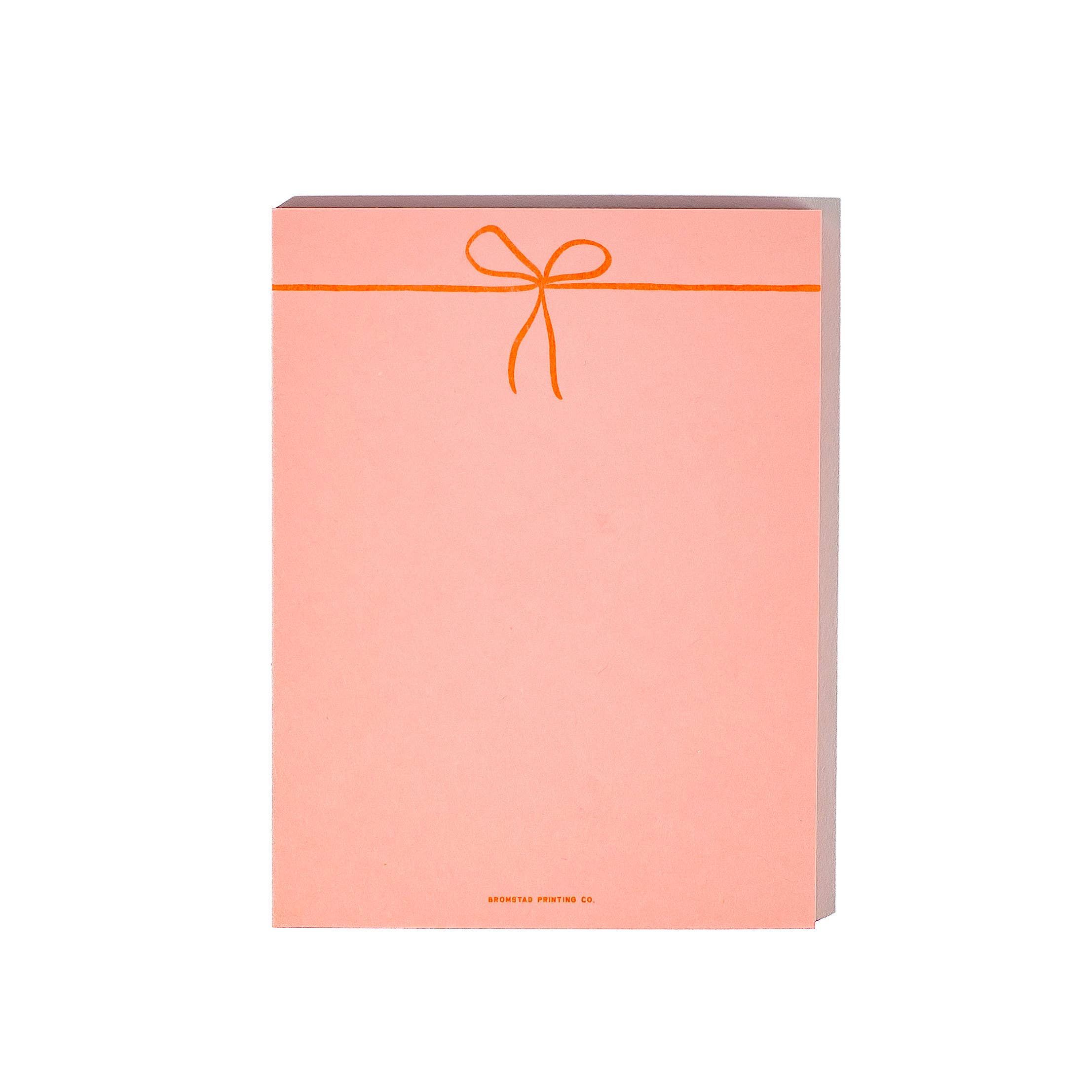 Bromstad Printing Co. – Großhandel Notizblöcke – Notizblock Bow im A2-Format mit Risograph-Druck2