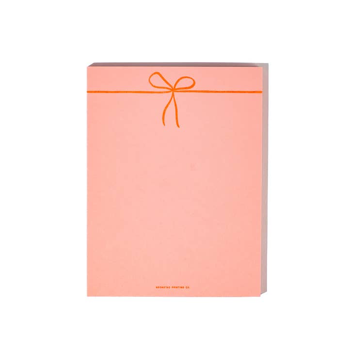 Bromstad Printing Co. – Großhandel Notizblöcke – Notizblock Bow im A2-Format mit Risograph-Druck2