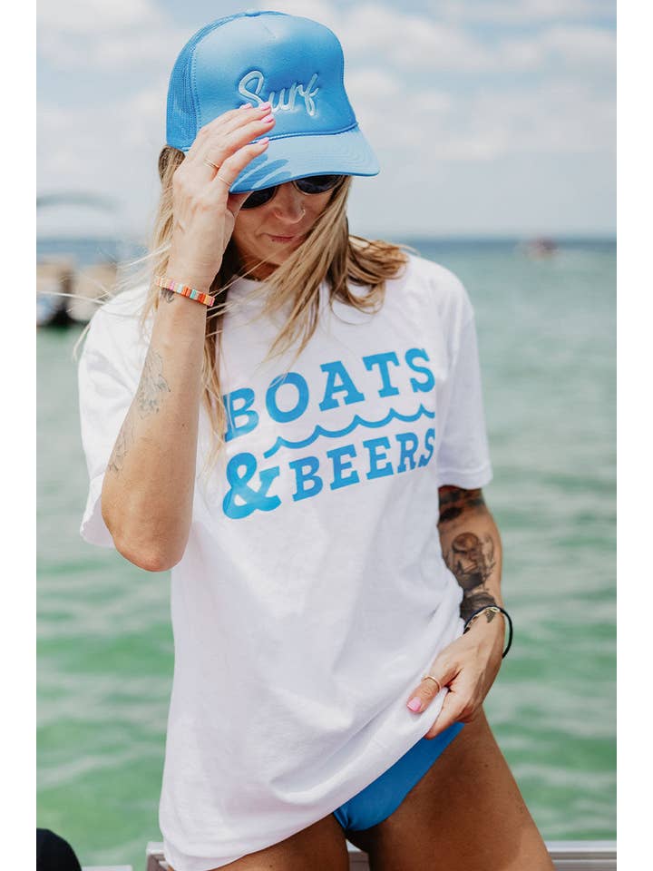 Katydid - Vendita all'ingrosso Maglietta serigrafata - Donna - Maglietta Grafica Barche & Birre6