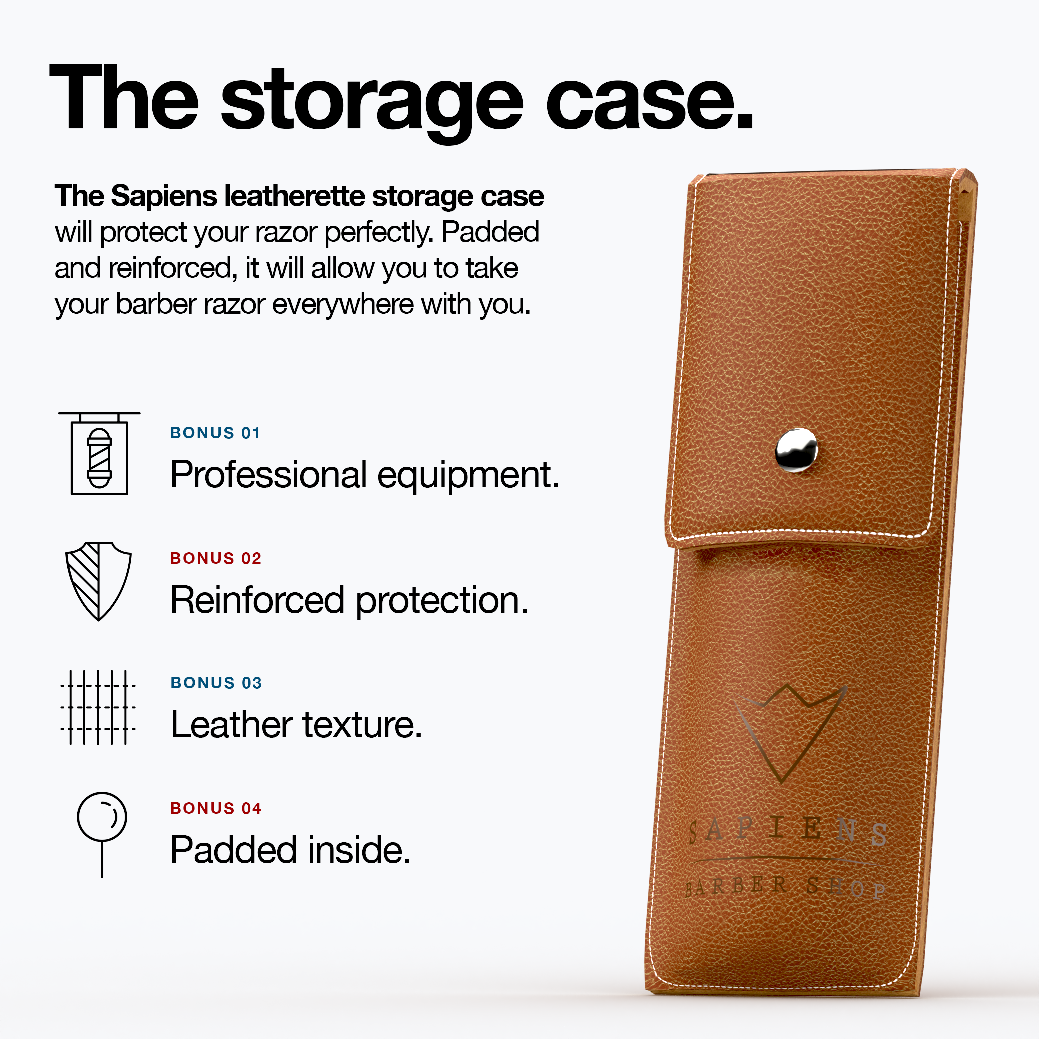 Sapiens. - Wholesale Razor - Men's - Straight Razor - Silver Edition2