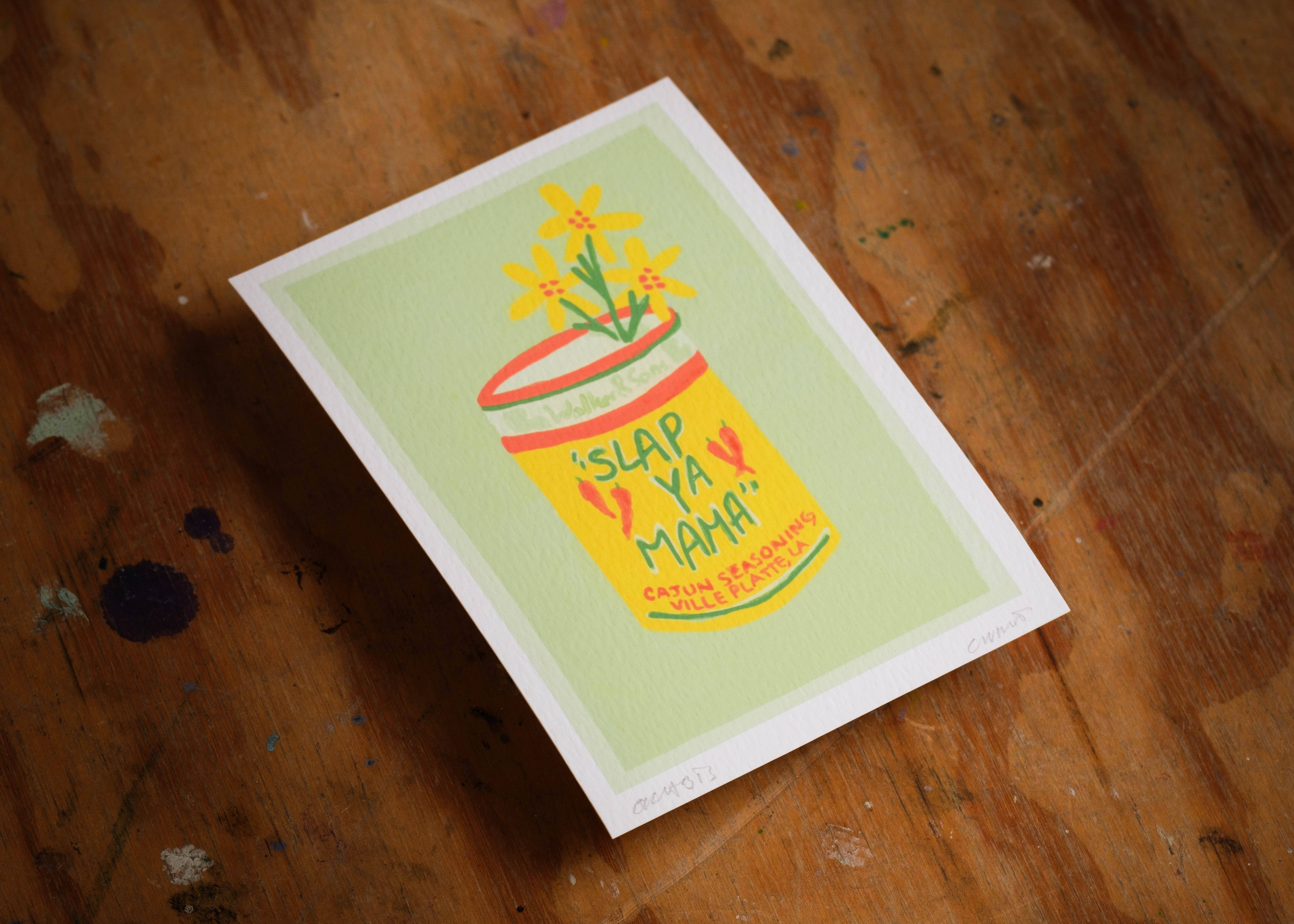 Okra Bits – Engroshandel Kunsttryk – Slap Ya Mama Grøn0