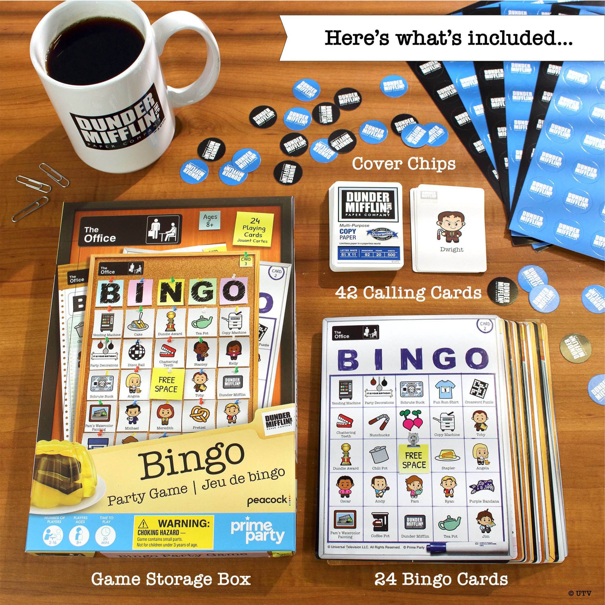 Prime Party - Wholesale Board Game - The Office Bingo Game1