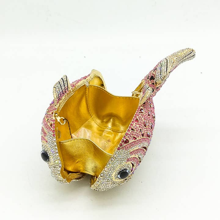 SIBYLLADELPHICA - Wholesale Clutch Bag - Women's - Swarovski Crystal Clutch - "Lucky Koi Fish"6