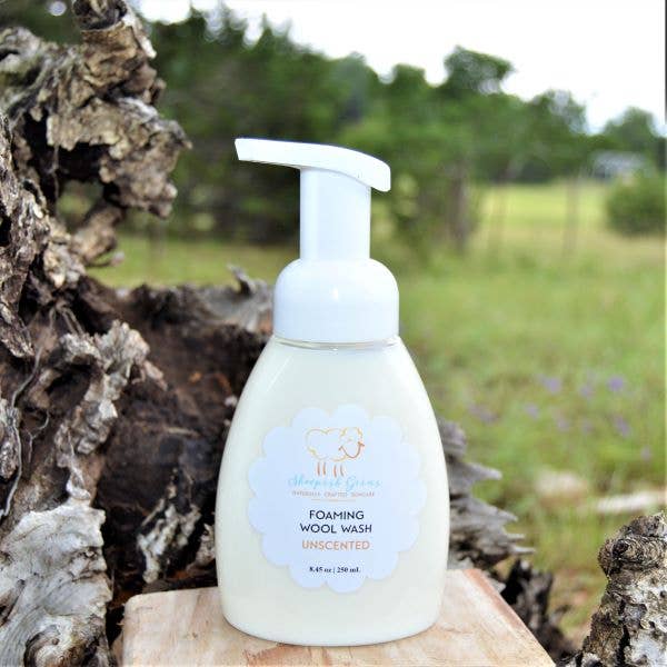 Foaming Wool Wash 7.1 oz (EO) for wholesale by Sheepish Grins