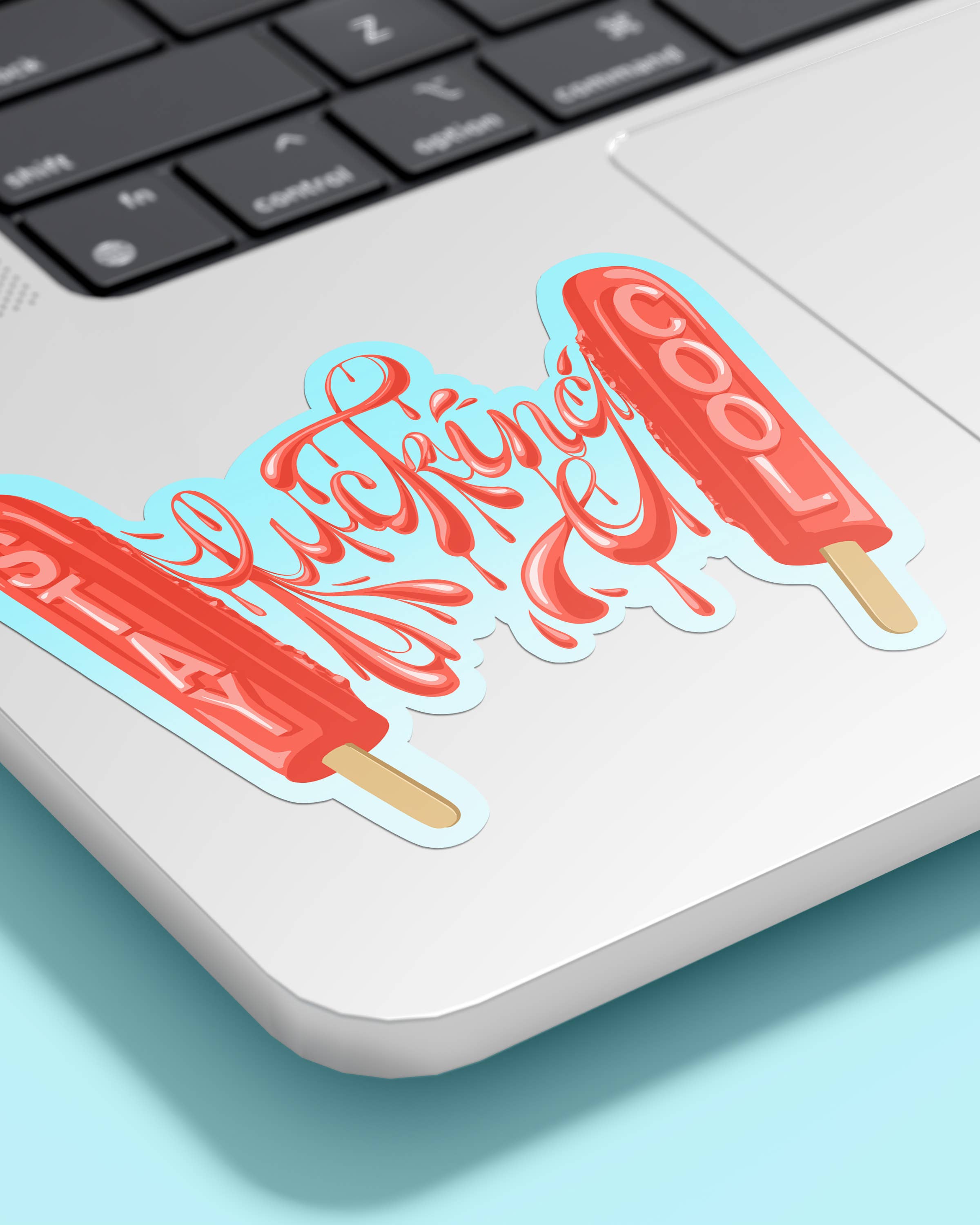 hey, alissandra - Wholesale Sticker - Stay F*cking Cool - Funny Hand-lettered Popsicle sticker1