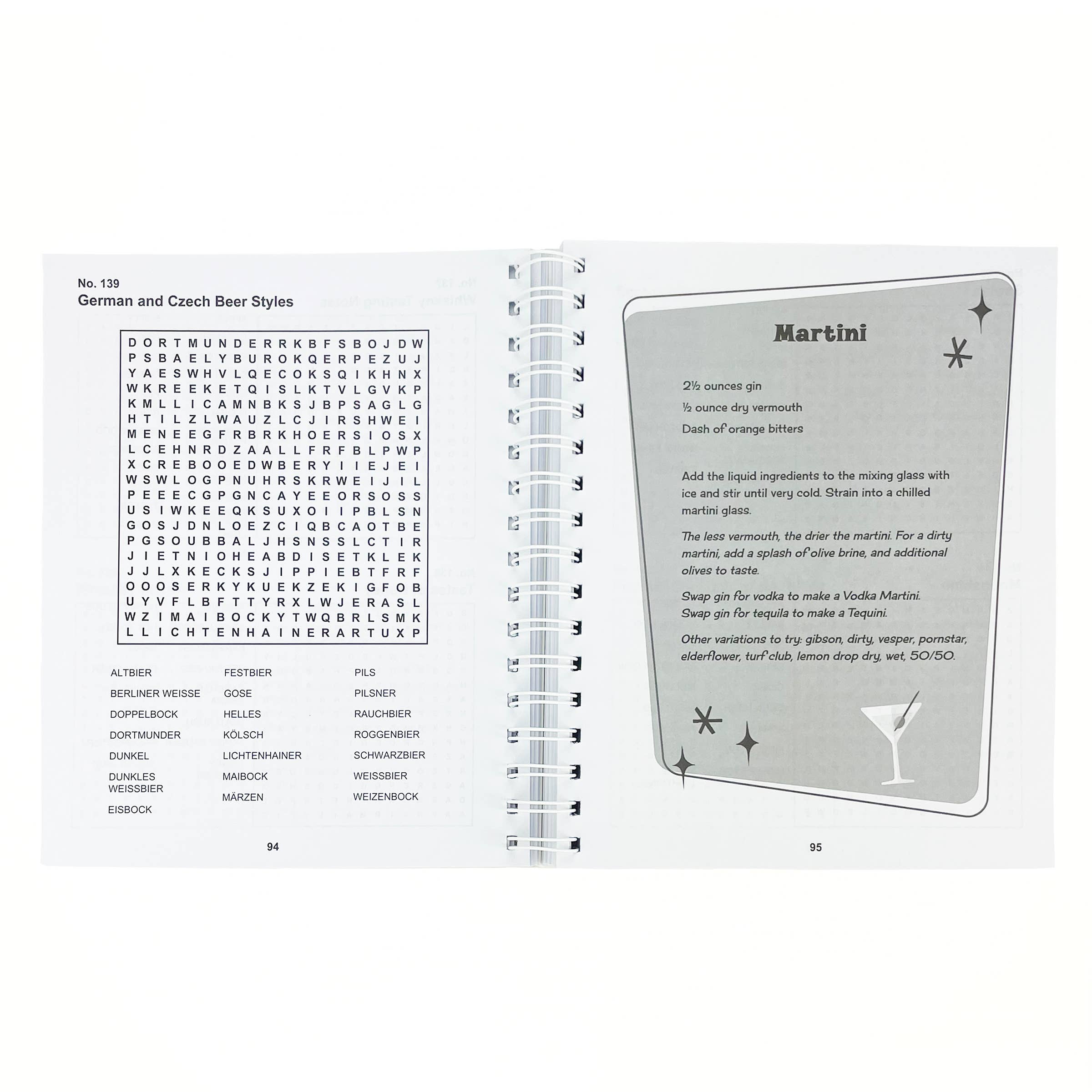Cottage Door Press - Wholesale Puzzle - Adult - The Art of Mixology: Word Search Intoxicating Puzzles3
