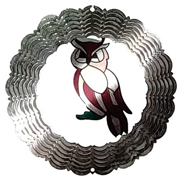 GI-618O/50 Molinillo de Viento: Molinillo de Viento de 6" c/Búho para venta al por mayor de Golden Island Int'l Inc.