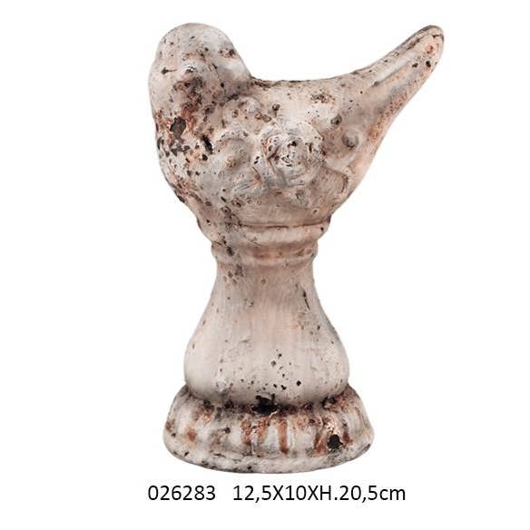 Faye - Wholesale Decorative Figurine - Bird 'Vivienne' Gm 12.5 X 10 X H. 20.5 cm0