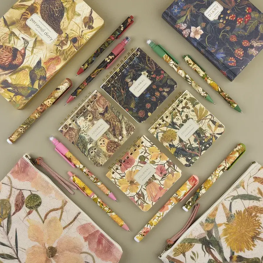 BV by Bruno Visconti - Wholesale Journal/Diary - Pocket Art Journal  - Soft Petals1