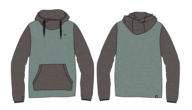 Belong Designs - Wholesale Hoodie - Men's - Men's Torreys Fleece Hoodie4