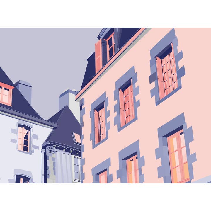 Artmoric - Wholesale Art Print - Quimper/Rue des Boucheries3