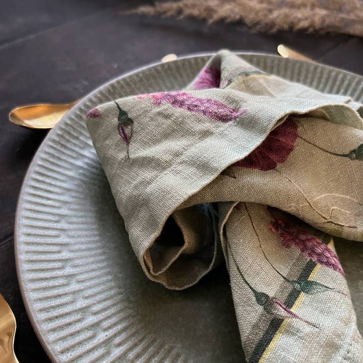 Koustrupco - Wholesale Dinner & Cloth Napkin - Blossom Garden - linen napkin - Made in Europe3