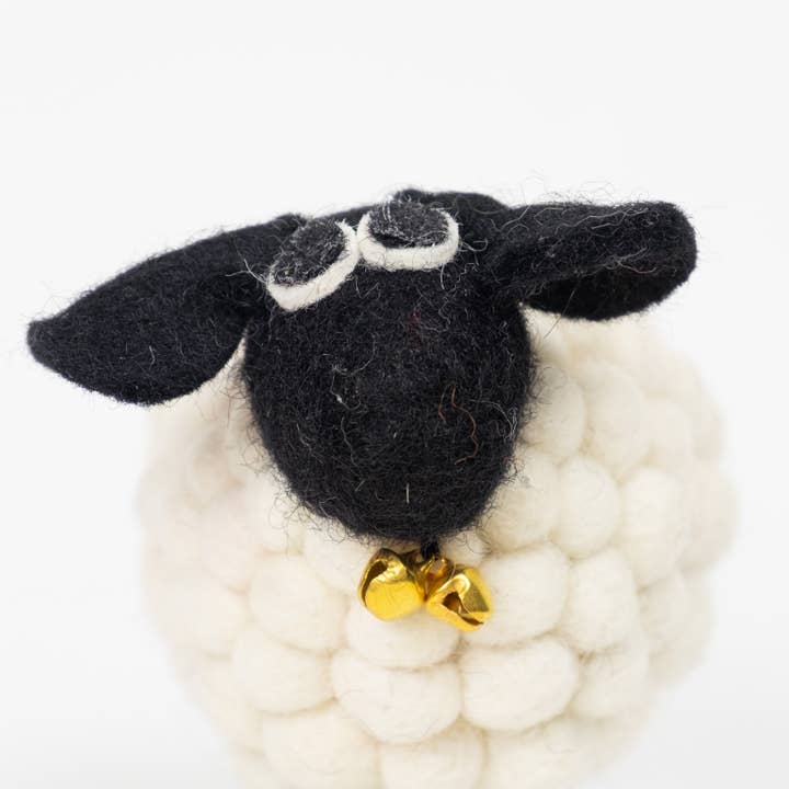 The Winding Road - Wholesale Decorative Tabletop Object - Sheep - Ball - White