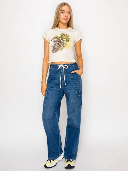 Cargotaschen-Jeans mit geradem Schnitt für den Großhandel von BLUE AGE