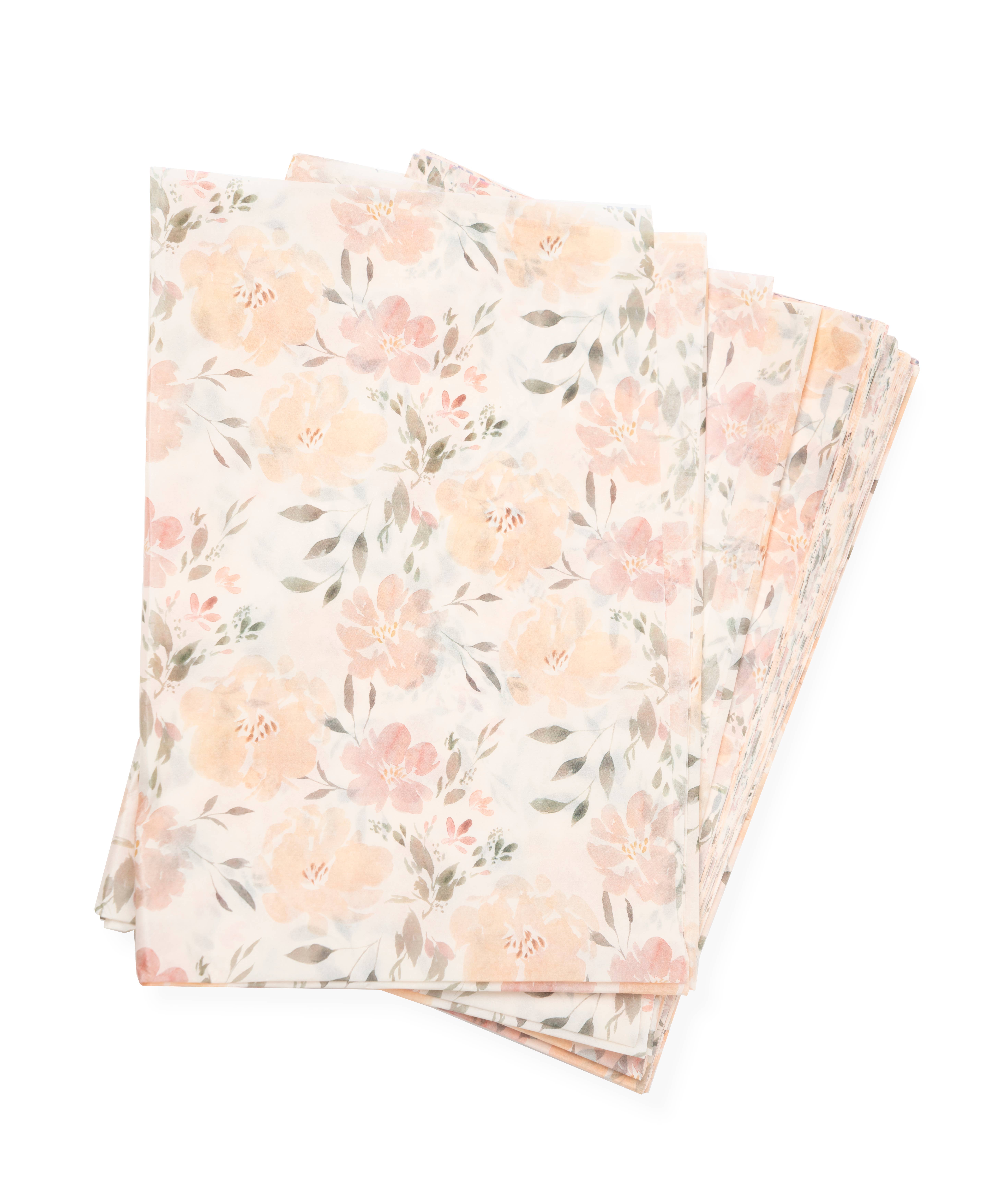 Itsy Belle Studio - Wholesale Tissue Paper - Floral Tissue Paper 28 large sheets6