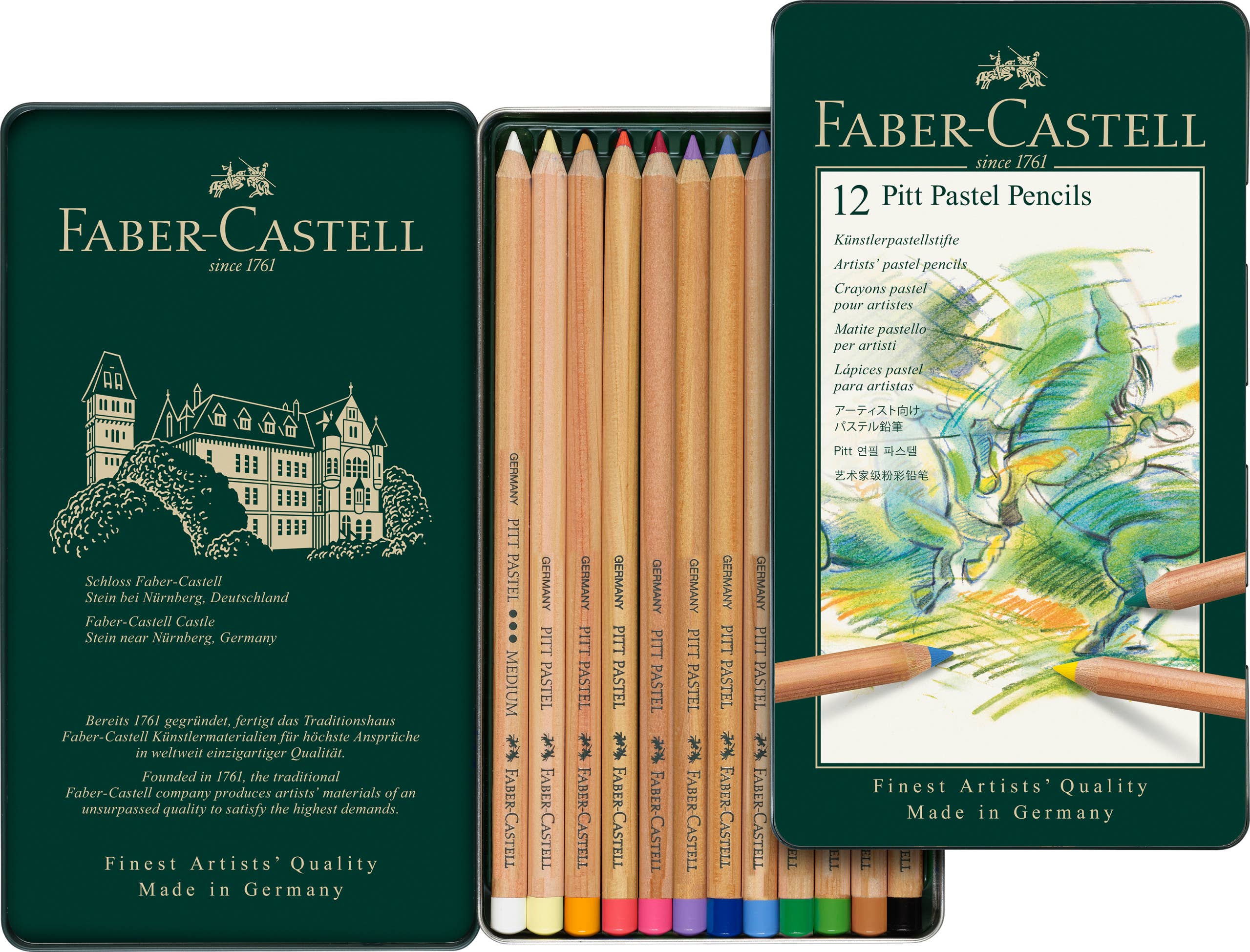 Faber-Castell / Creativity for Kids - Wholesale Colored Pencil - Pitt Pastel Pencils, Tin of 120