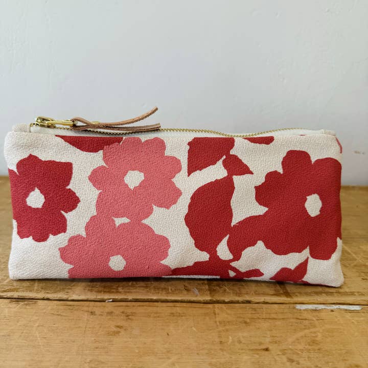Erin Flett - Wholesale Pencil Case/Pouch - Light Berry Blush + Berry Blush Anita Pencil Bag