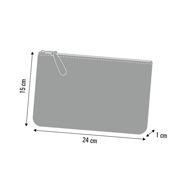 IngrossoBertoni by INCI Srl - Wholesale Pouch - Women's - Bertoni Pocket Line Anthracite Felt Bouquet Clutch Bag2