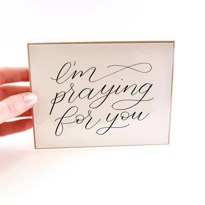 Greater Joy Design - Wholesale Encouragement Card - Greeting Card - I'm Praying for You3