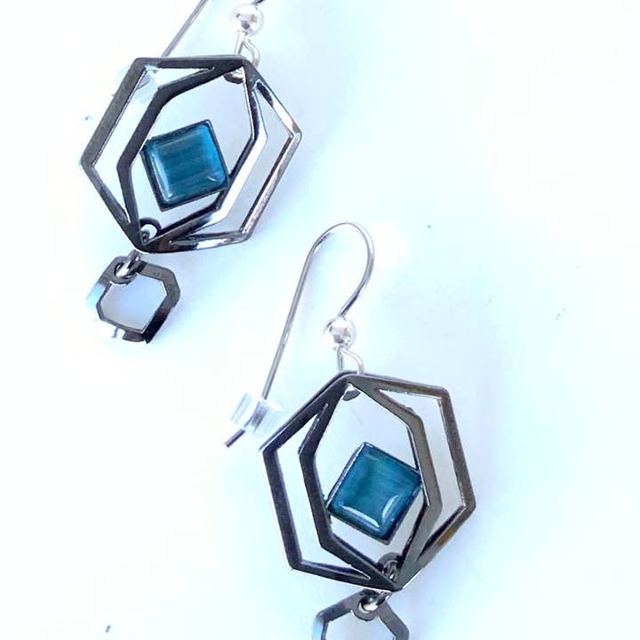 Christophe Poly / Crono Design - Vente Parures de bijoux - Prépack BOUCLES D'OREILLES (DY12P) - 18x Crochets d'Oreilles en Fil & Présentoir Offert24
