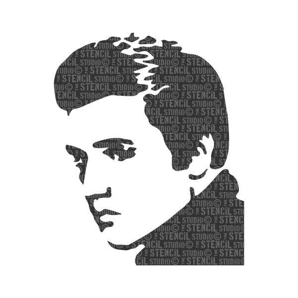 The Stencil Studio – wholesale Stencil/craft die – Graffiti Elvis Stencil0