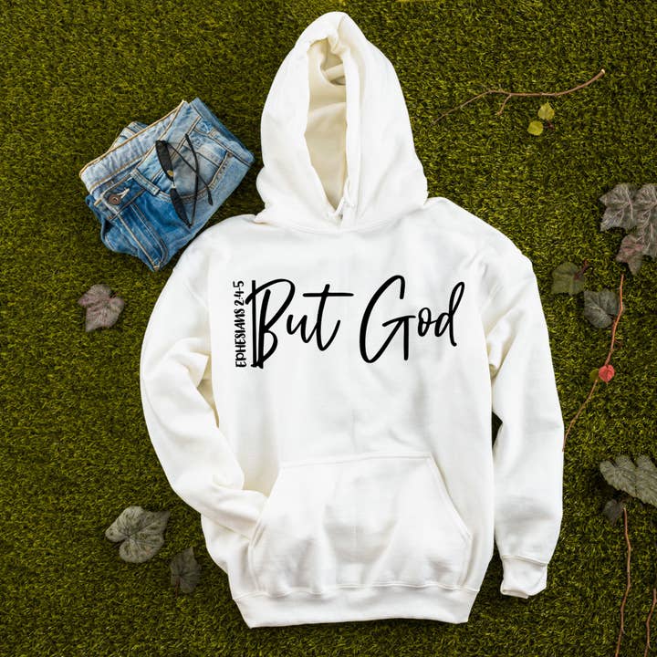 But God Hooded Sweatshirt for wholesale by Great Tees