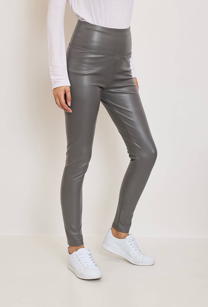 Orice - Wholesale Fashion Leggings - Women's - Slim faux leather leggings - Orice18