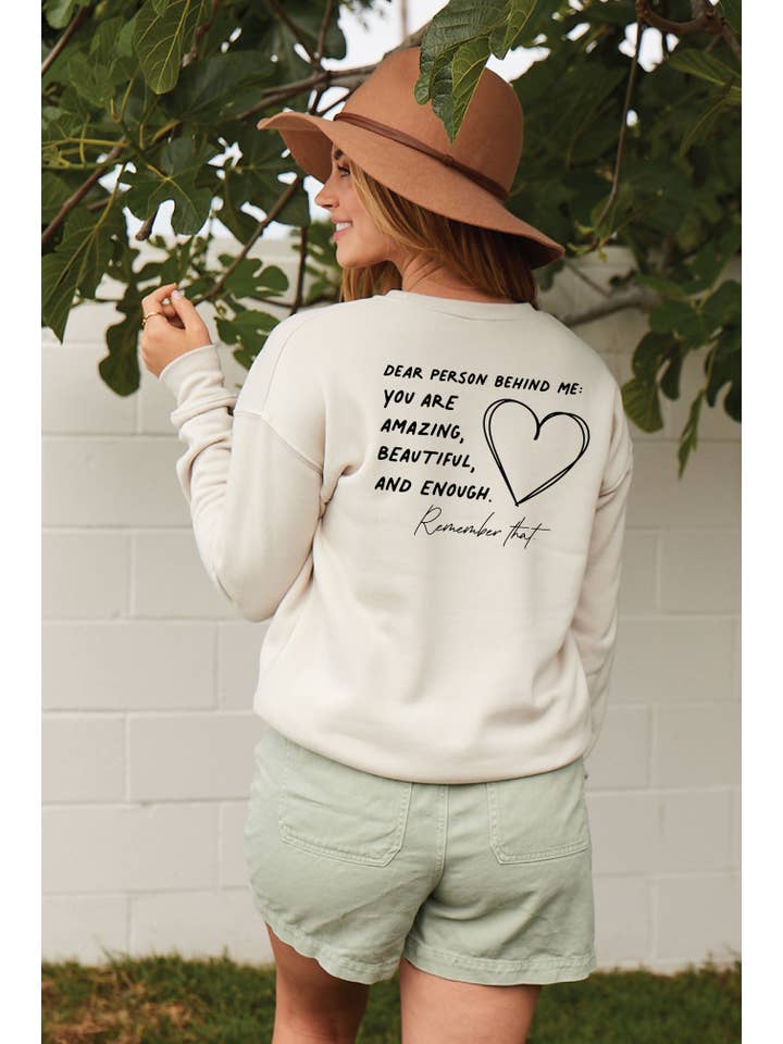 OAT COLLECTIVE - Wholesale Graphic Sweatshirt - Women's - YOU MATTER Graphic Sweatshirt25