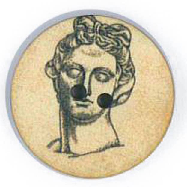 VINTAGE ROME PRINTED BUTTON - MODEL 1 for wholesale by NEMARK