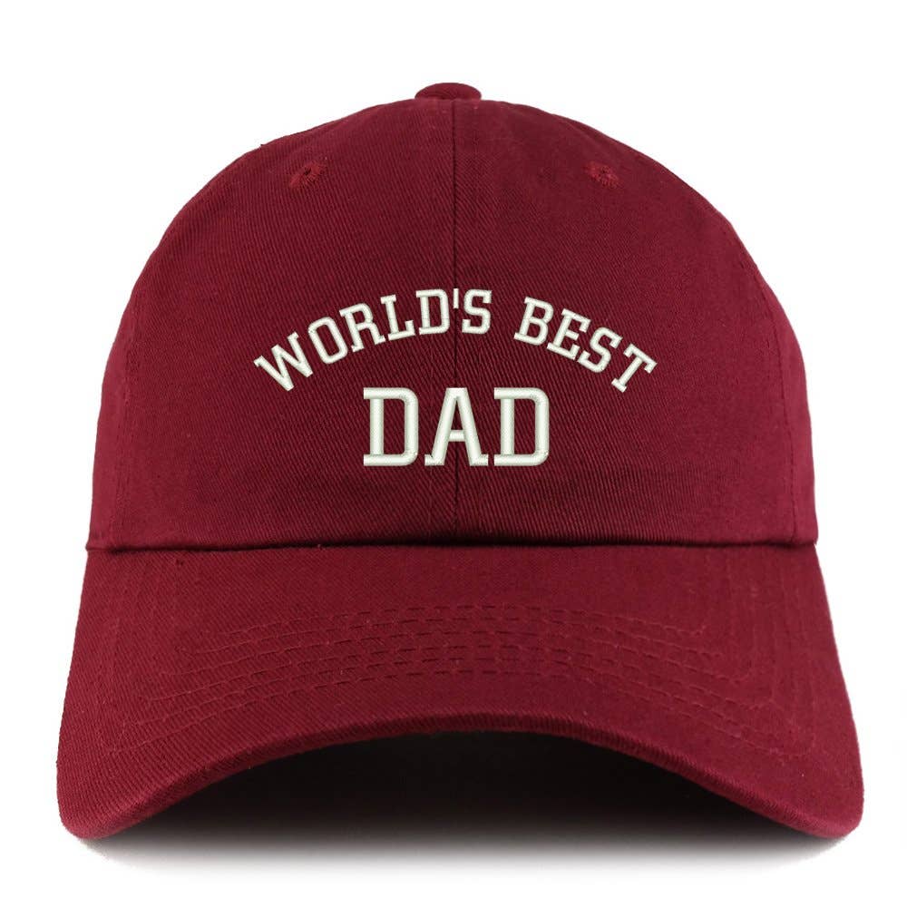 Trendy Apparel Shop - Wholesale Honkbalpet - Heren - Geborduurde zachte katoenen papahoed met laag profiel ter wereld23