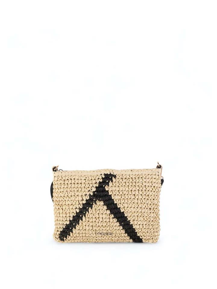 CARTERA FIBRA NATURAL, CON CREMALLERA, COLOR NATURAL (KB3822 para venta al por mayor de Kbas