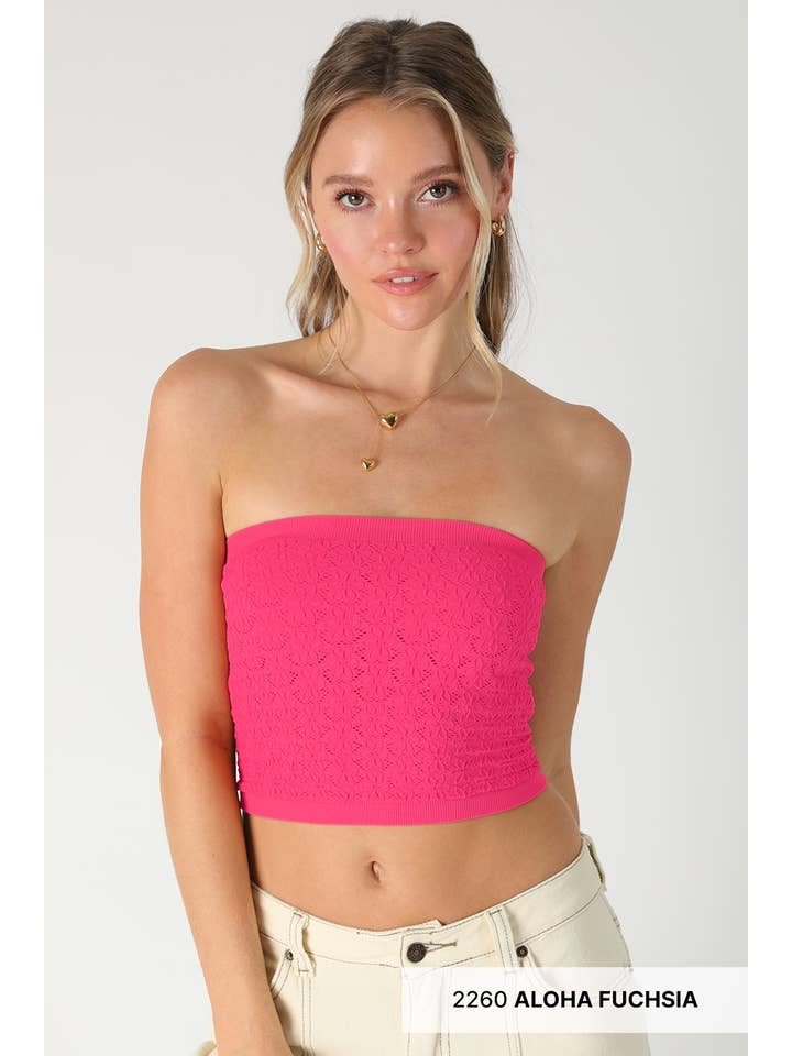 NIKIBIKI - Wholesale Bustier - Women's - NS8376 - Floral Lace Tube Top7