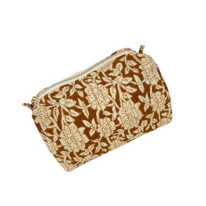 Chenson & Gorett - Wholesale Toiletry Bag - Women's - Quilted, Handmade, and Compact Cotton Toiletry Bag B2B 921S3