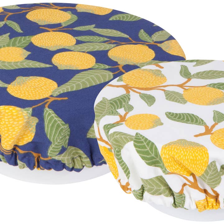 Now Designs by Danica - Wholesale Food Storage Wrap/Bag - Lemons Bowl Covers Set of 20