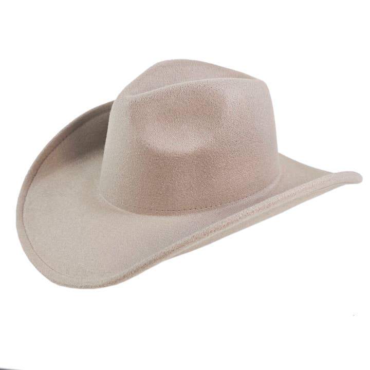 AdornWise - Wholesale Cowboy Hat - Unisex - Vegan Felt Classic Cowboy Hat – Adjustable & Durable